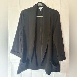 Tim and Tru Black Blazer with Pockets - Size XXL